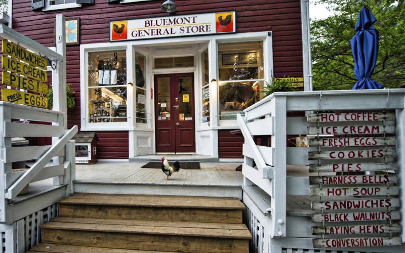 Historic Bluemont General Store along the Western Loudoun day trip route in Bluemont, Virginia